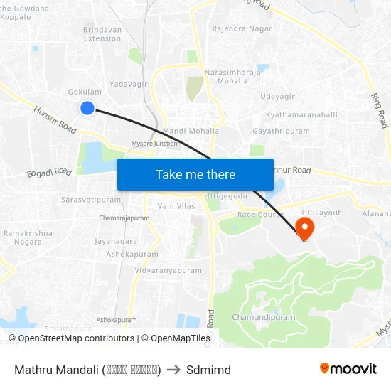 Mathru Mandali (ಮಾತೃ ಮಂಡಳಿ) to Sdmimd map