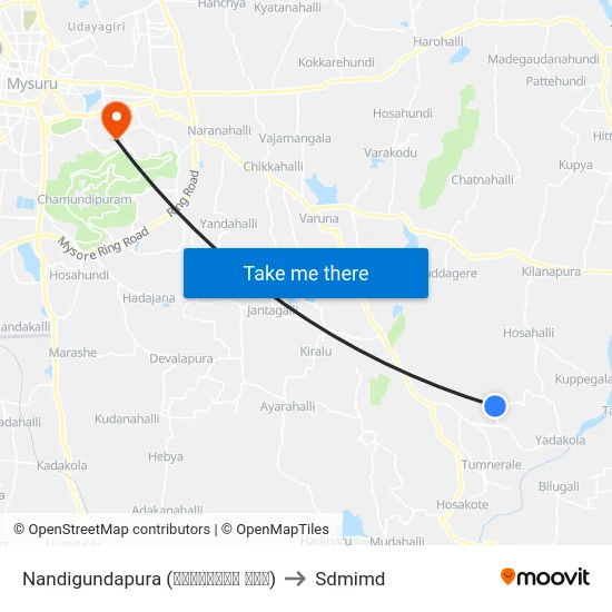 Nandigundapura (ನಂದಿಗುಂಡ ಪುರ) to Sdmimd map