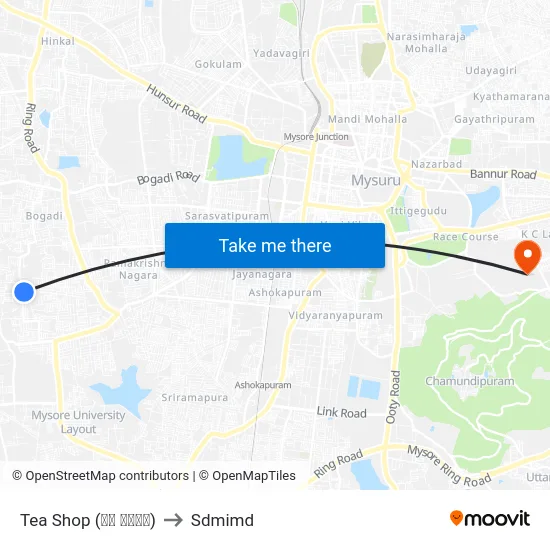 Tea Shop (ಟೀ ಶಾಪ್‌) to Sdmimd map