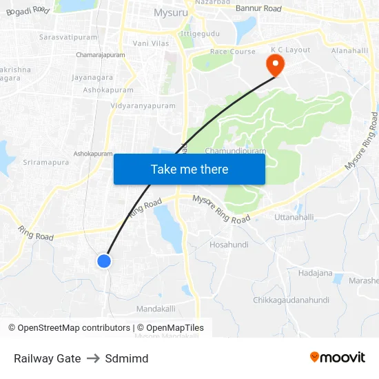 Railway Gate to Sdmimd map