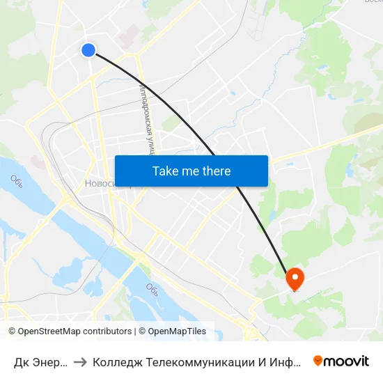 Дк Энергия to Колледж Телекоммуникации И Информатики map