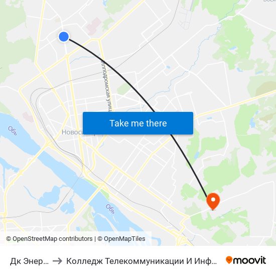 Дк Энергия to Колледж Телекоммуникации И Информатики map