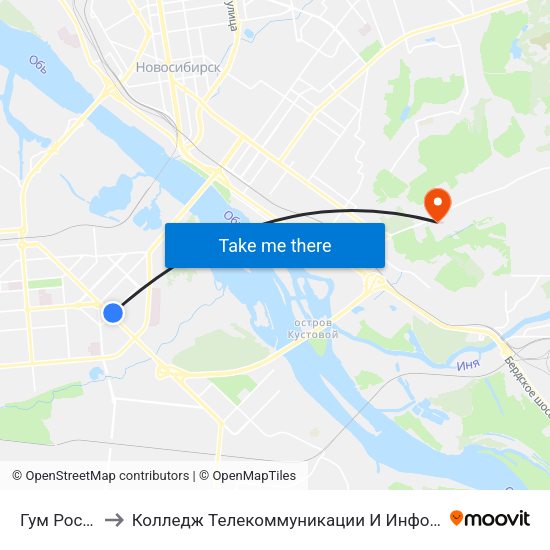 Гум Россия to Колледж Телекоммуникации И Информатики map