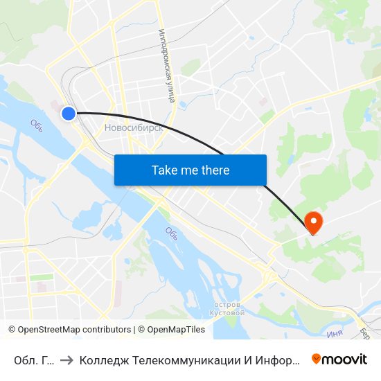 Обл. Гаи to Колледж Телекоммуникации И Информатики map