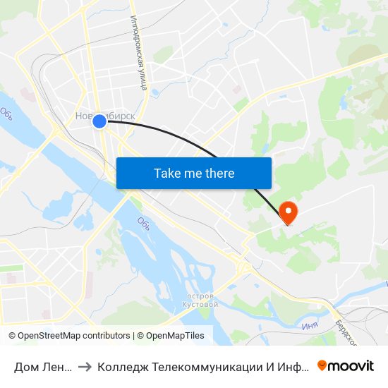 Дом Ленина to Колледж Телекоммуникации И Информатики map
