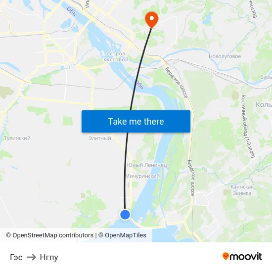Гэс to Нгпу map