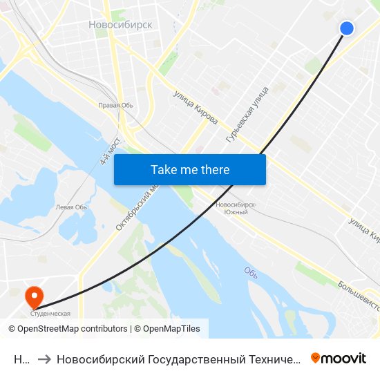 Нгау to Новосибирский Государственный Технический Университет map