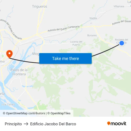 Principito to Edificio Jacobo Del Barco map