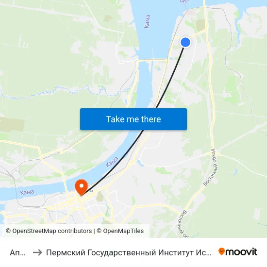 Аптека to Пермский Государственный Институт Искусства И Культуры map