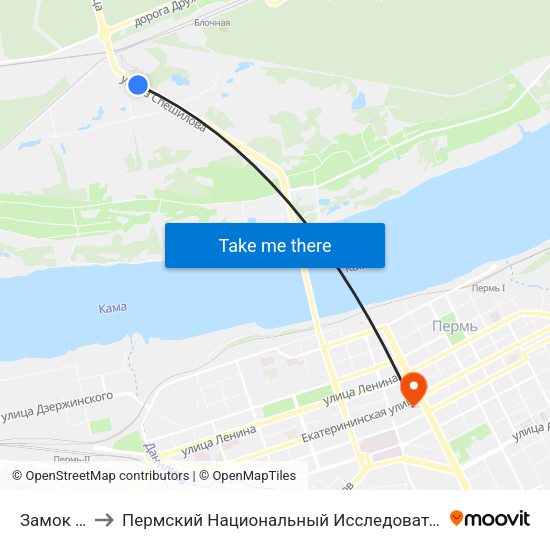 Замок В Долине to Пермский Национальный Исследовательский Политехнический Университет map