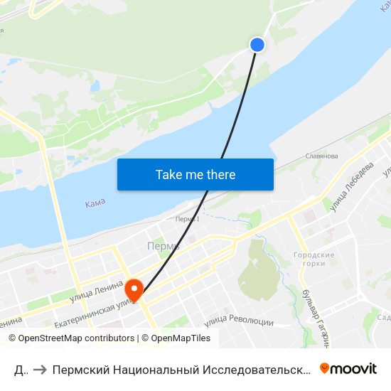 Дос to Пермский Национальный Исследовательский Политехнический Университет map