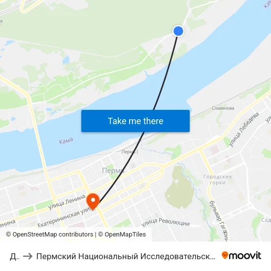 Дос to Пермский Национальный Исследовательский Политехнический Университет map