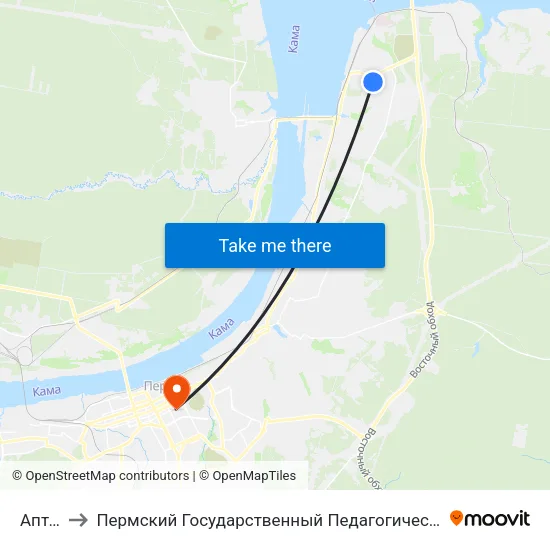 Аптека to Пермский Государственный Педагогический Университет map