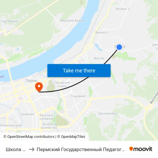 Школа Гарцы to Пермский Государственный Педагогический Университет map