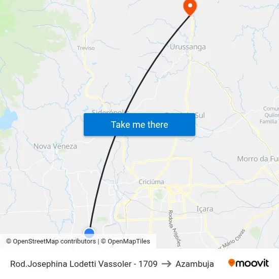 Rod.Josephina Lodetti Vassoler - 1709 to Azambuja map