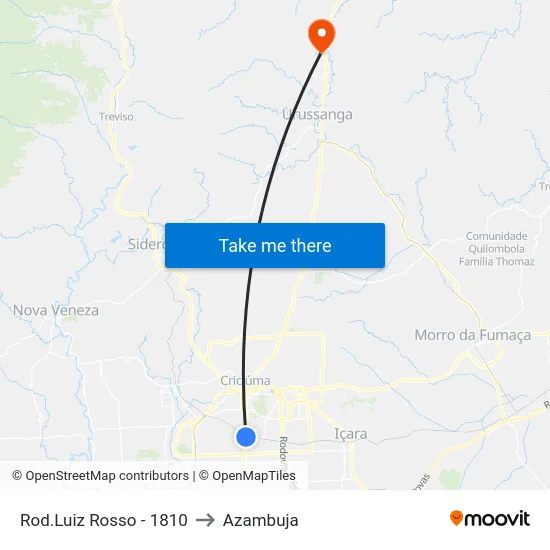 Rod.Luiz Rosso - 1810 to Azambuja map