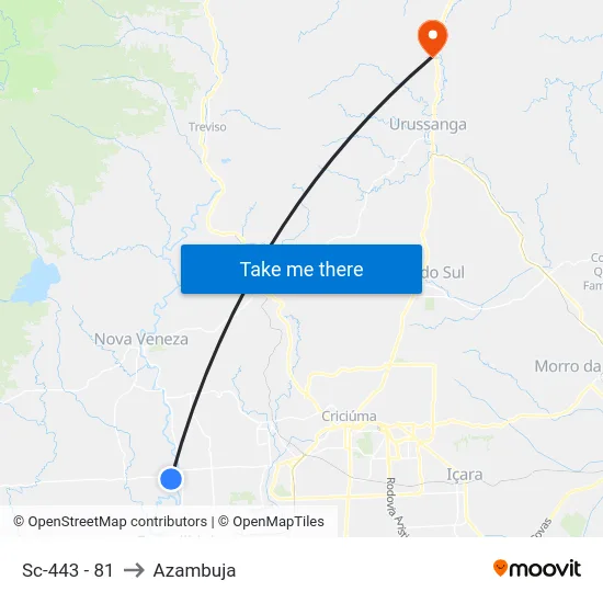 Sc-443 - 81 to Azambuja map