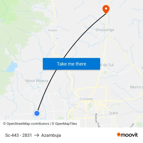 Sc-443 - 2831 to Azambuja map