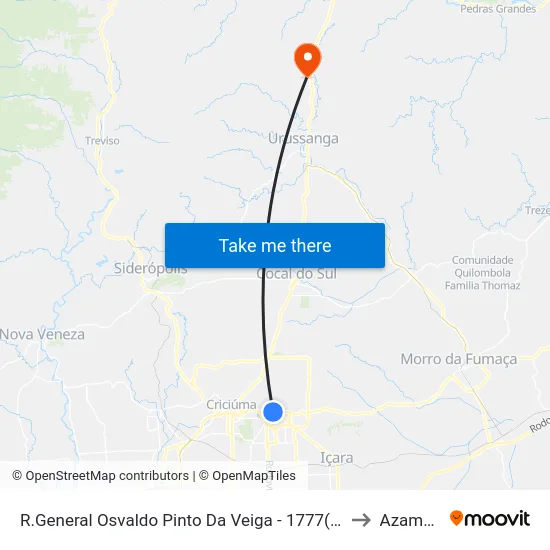 R.General Osvaldo Pinto Da Veiga - 1777(Hulha Cap) to Azambuja map