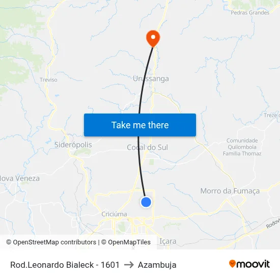 Rod.Leonardo Bialeck - 1601 to Azambuja map