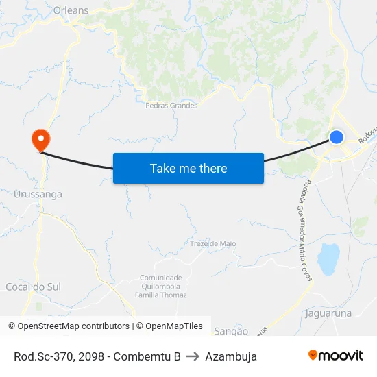 Rod.Sc-370, 2098 - Combemtu B to Azambuja map