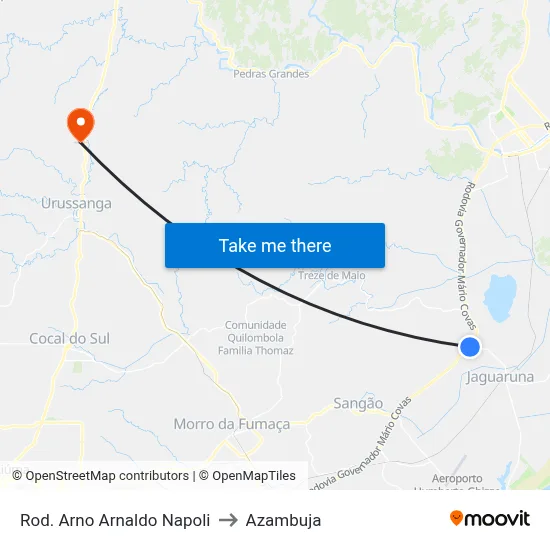 Rod. Arno Arnaldo Napoli to Azambuja map