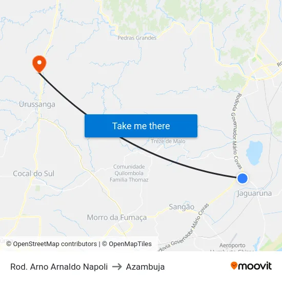 Rod. Arno Arnaldo Napoli to Azambuja map