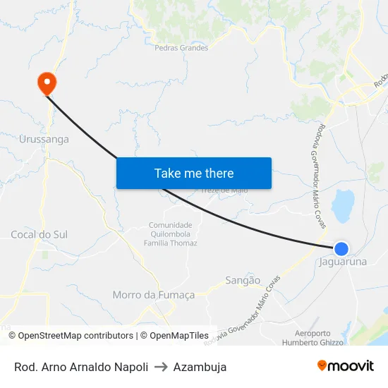 Rod. Arno Arnaldo Napoli to Azambuja map