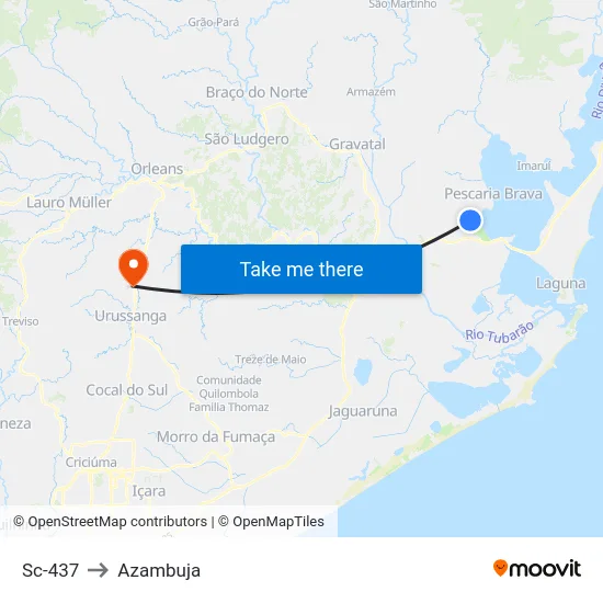 Sc-437 to Azambuja map