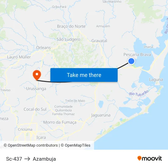 Sc-437 to Azambuja map