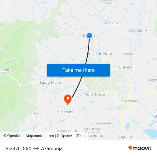 Sc-370, 564 to Azambuja map