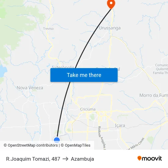 R.Joaquim Tomazi, 487 to Azambuja map