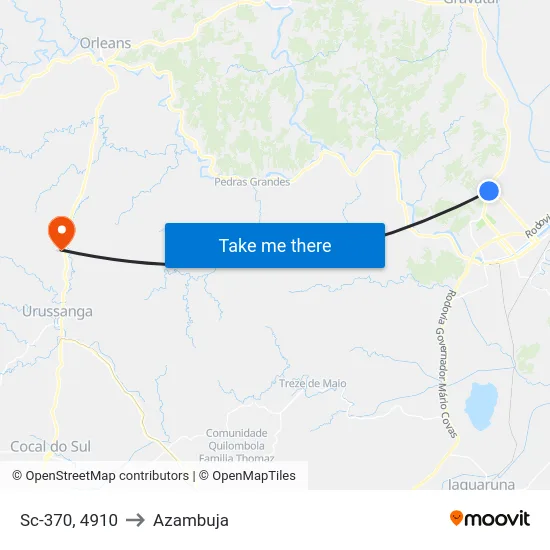 Sc-370, 4910 to Azambuja map