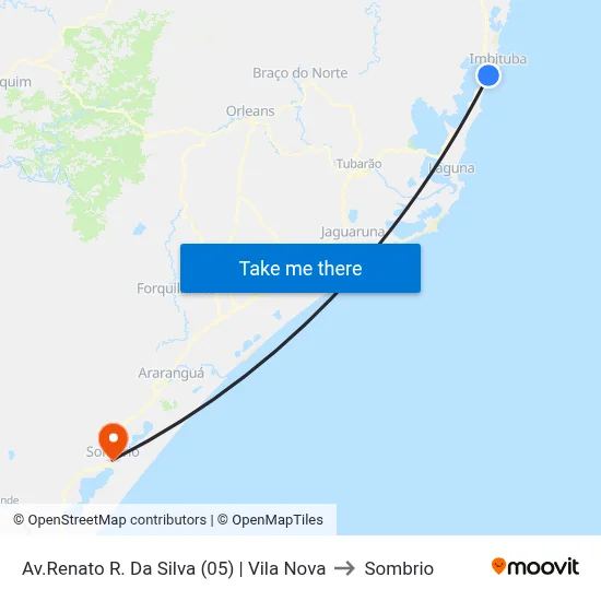 Av.Renato R. Da Silva (05) | Vila Nova to Sombrio map