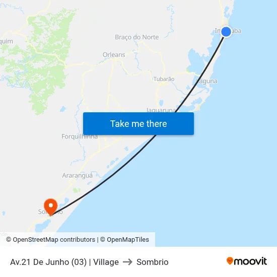 Av.21 De Junho (03) | Village to Sombrio map