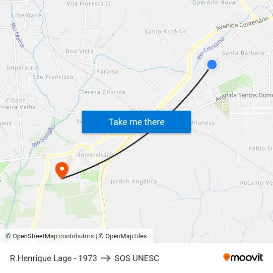 R.Henrique Lage - 1973 to SOS UNESC map
