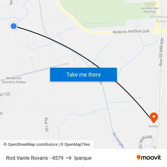 Rod.Vante Rovaris - 4579 to Iparque map