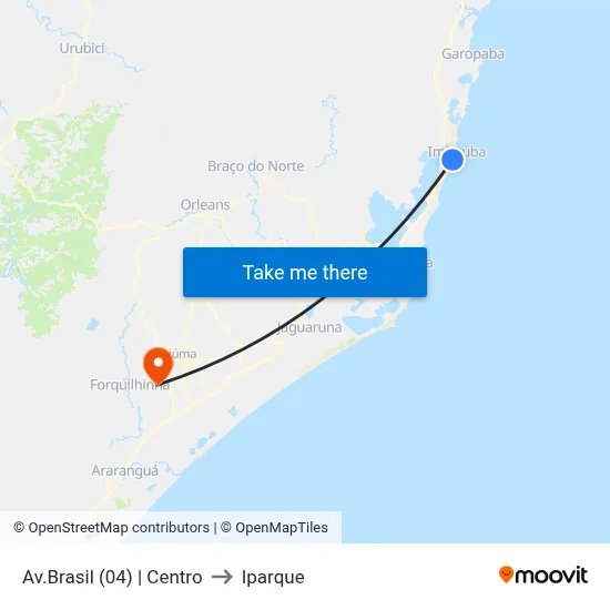 Av.Brasil (04) | Centro to Iparque map