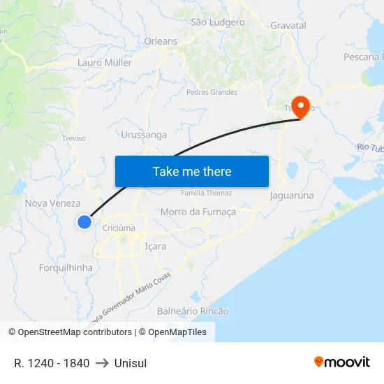 R. 1240 - 1840 to Unisul map