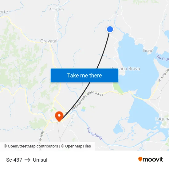 Sc-437 to Unisul map