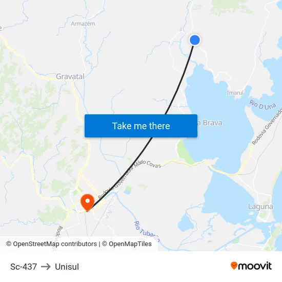 Sc-437 to Unisul map