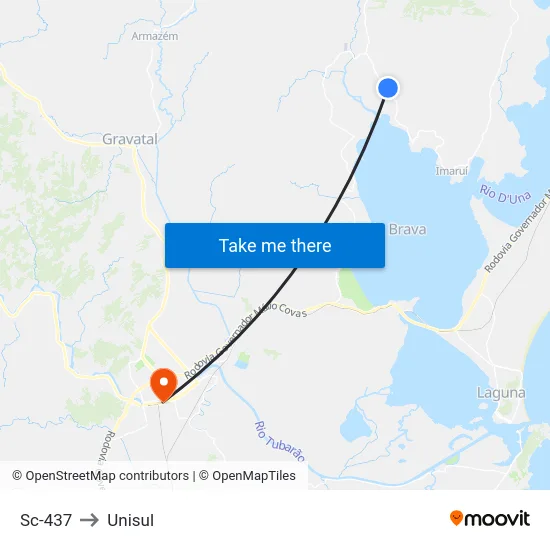 Sc-437 to Unisul map