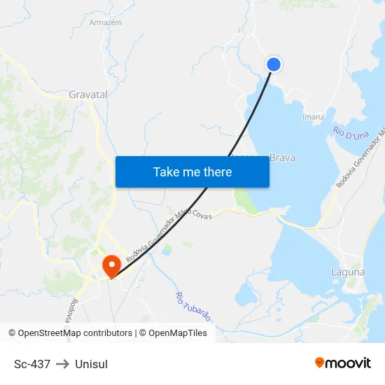 Sc-437 to Unisul map