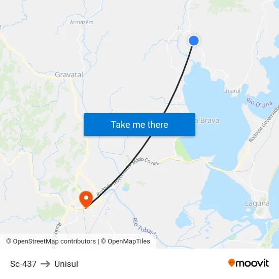 Sc-437 to Unisul map
