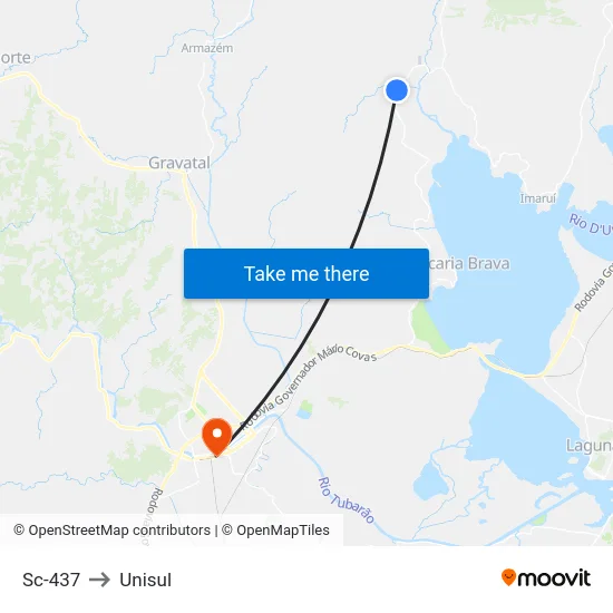 Sc-437 to Unisul map