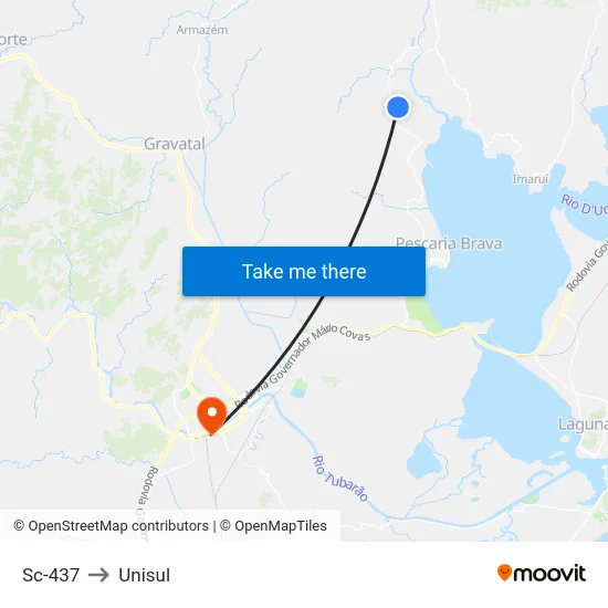 Sc-437 to Unisul map