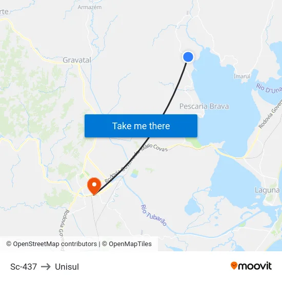 Sc-437 to Unisul map