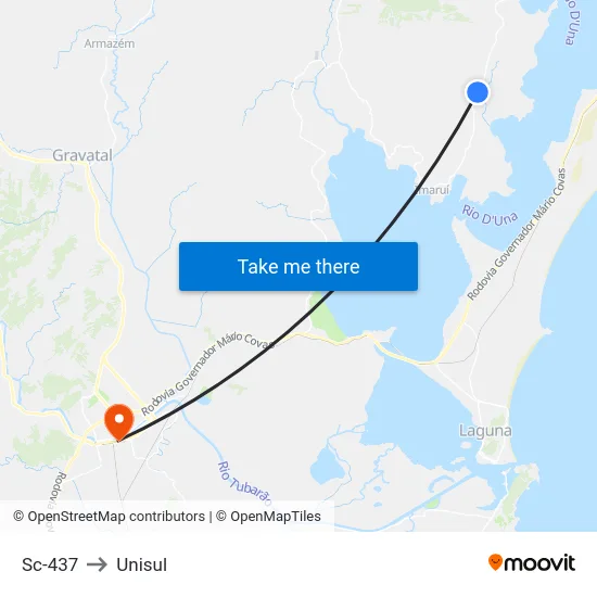 Sc-437 to Unisul map
