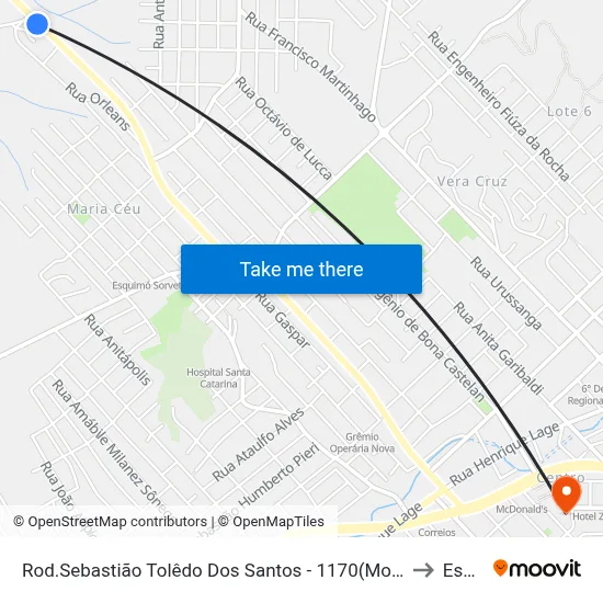 Rod.Sebastião Tolêdo Dos Santos - 1170(Mor.Da Colina) to Esucri map