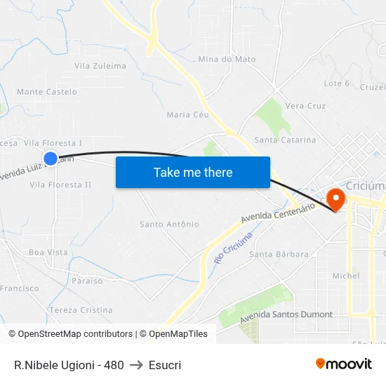 R.Nibele Ugioni - 480 to Esucri map